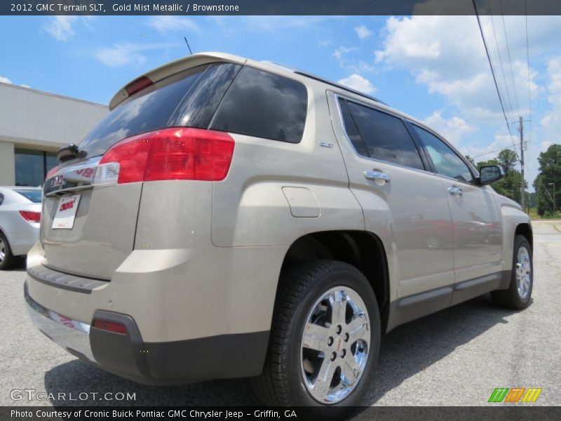 Gold Mist Metallic / Brownstone 2012 GMC Terrain SLT