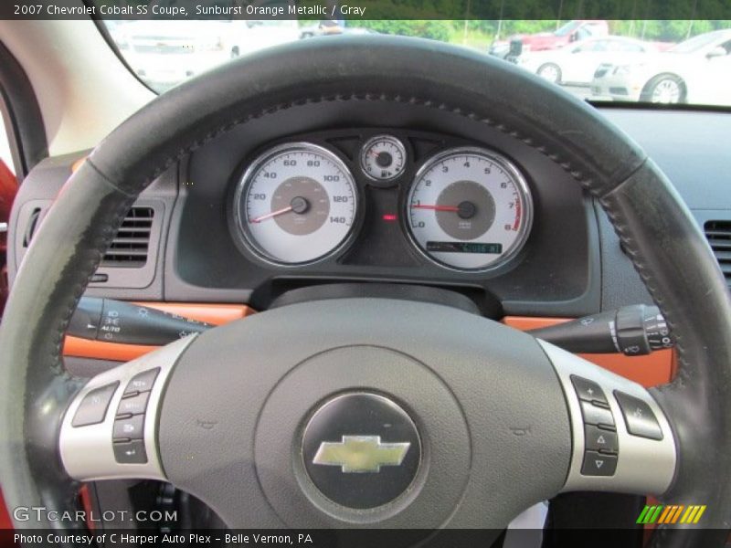 Sunburst Orange Metallic / Gray 2007 Chevrolet Cobalt SS Coupe