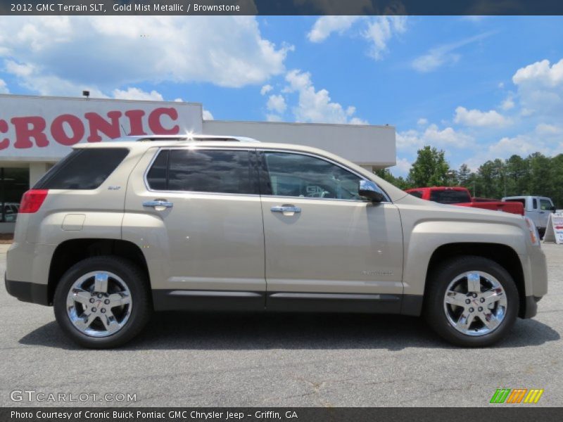 Gold Mist Metallic / Brownstone 2012 GMC Terrain SLT