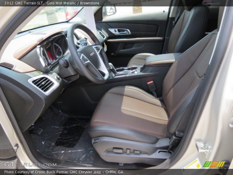 Gold Mist Metallic / Brownstone 2012 GMC Terrain SLT