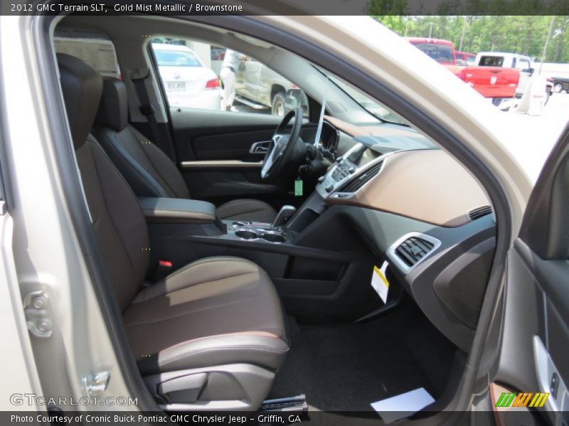 Gold Mist Metallic / Brownstone 2012 GMC Terrain SLT