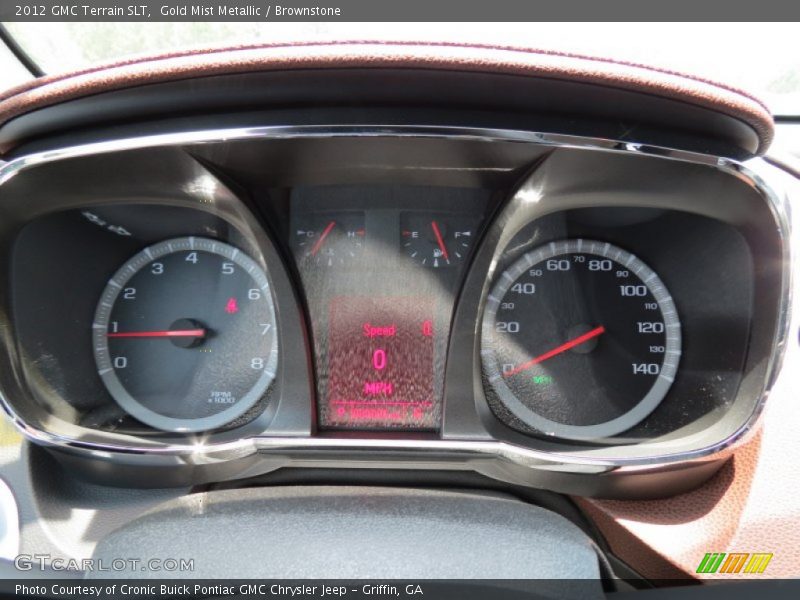 Gold Mist Metallic / Brownstone 2012 GMC Terrain SLT