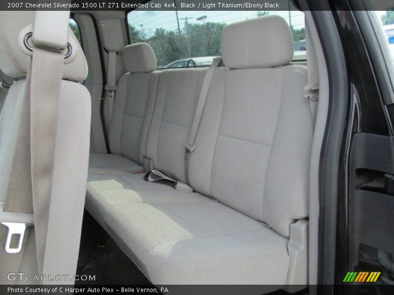 Black / Light Titanium/Ebony Black 2007 Chevrolet Silverado 1500 LT Z71 Extended Cab 4x4
