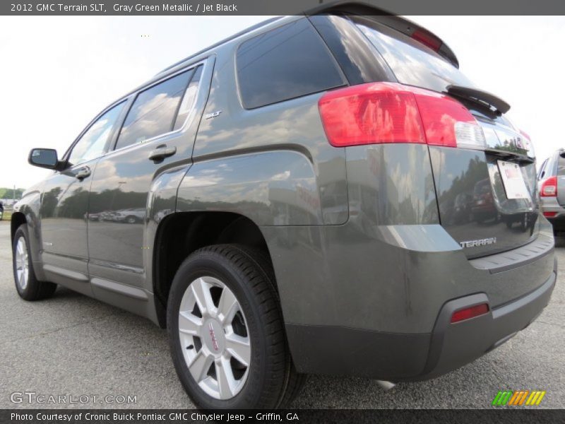 Gray Green Metallic / Jet Black 2012 GMC Terrain SLT