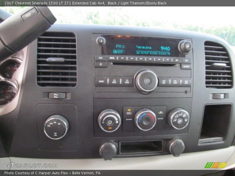 Black / Light Titanium/Ebony Black 2007 Chevrolet Silverado 1500 LT Z71 Extended Cab 4x4