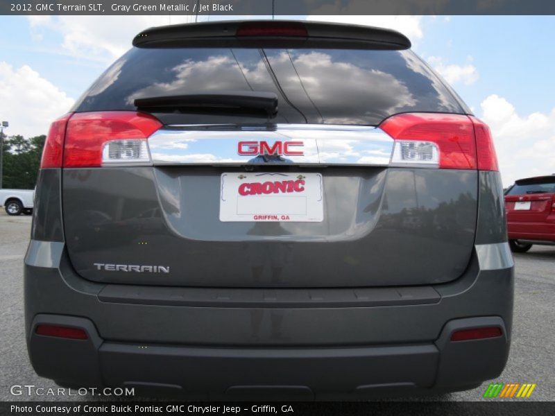 Gray Green Metallic / Jet Black 2012 GMC Terrain SLT