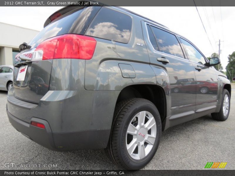 Gray Green Metallic / Jet Black 2012 GMC Terrain SLT