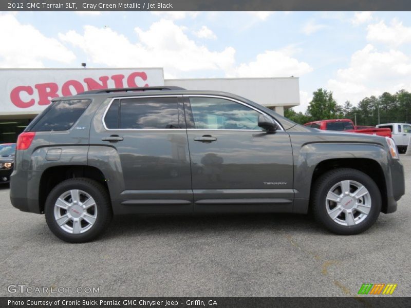 Gray Green Metallic / Jet Black 2012 GMC Terrain SLT