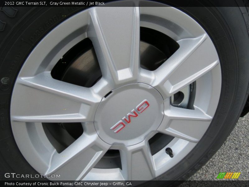 Gray Green Metallic / Jet Black 2012 GMC Terrain SLT