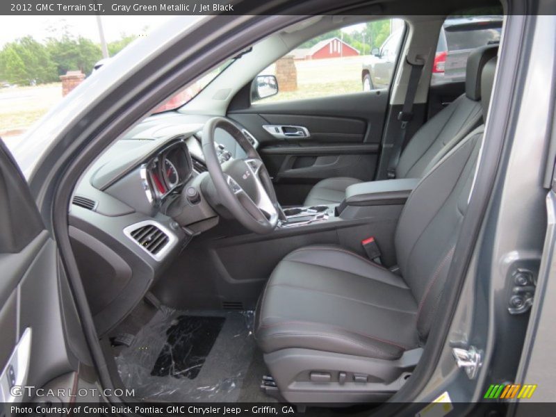 Gray Green Metallic / Jet Black 2012 GMC Terrain SLT