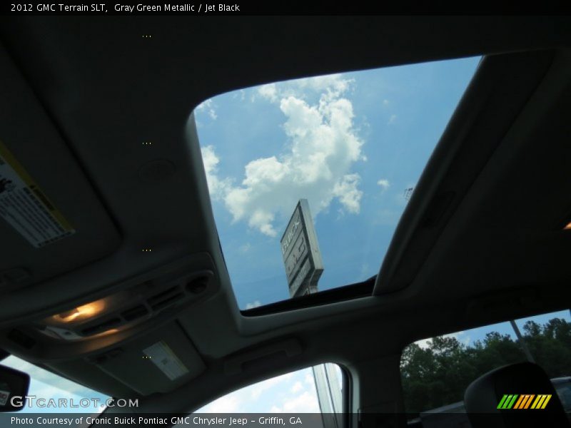 Gray Green Metallic / Jet Black 2012 GMC Terrain SLT