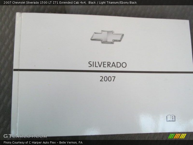 Black / Light Titanium/Ebony Black 2007 Chevrolet Silverado 1500 LT Z71 Extended Cab 4x4