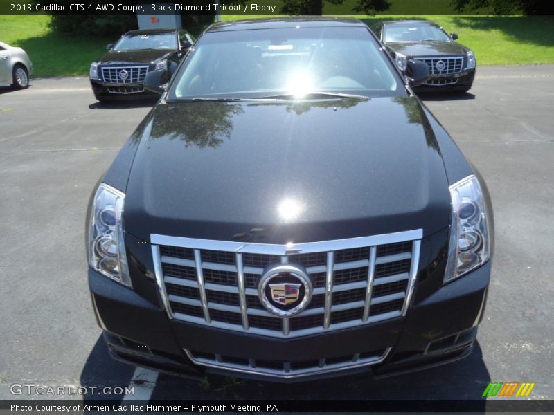 Black Diamond Tricoat / Ebony 2013 Cadillac CTS 4 AWD Coupe