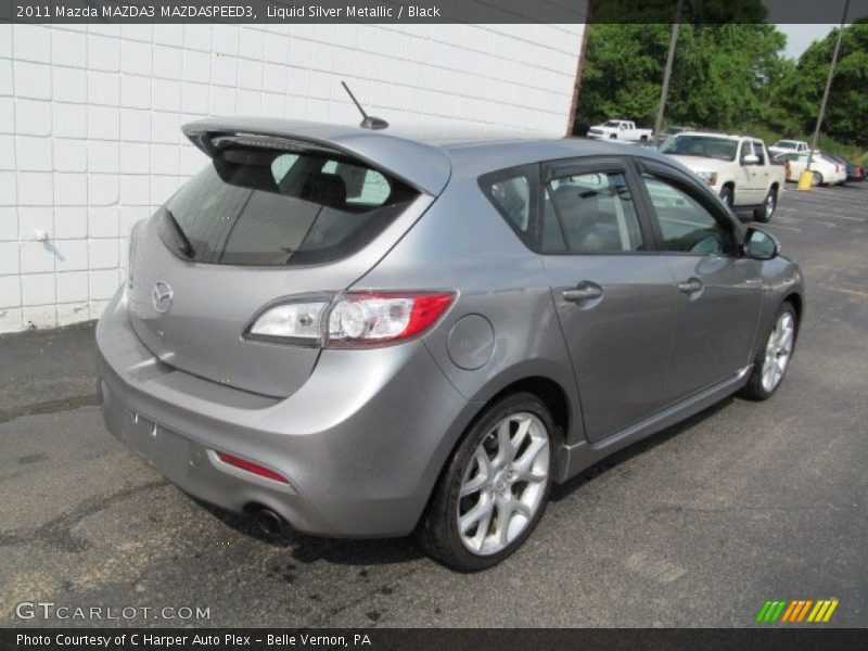 Liquid Silver Metallic / Black 2011 Mazda MAZDA3 MAZDASPEED3