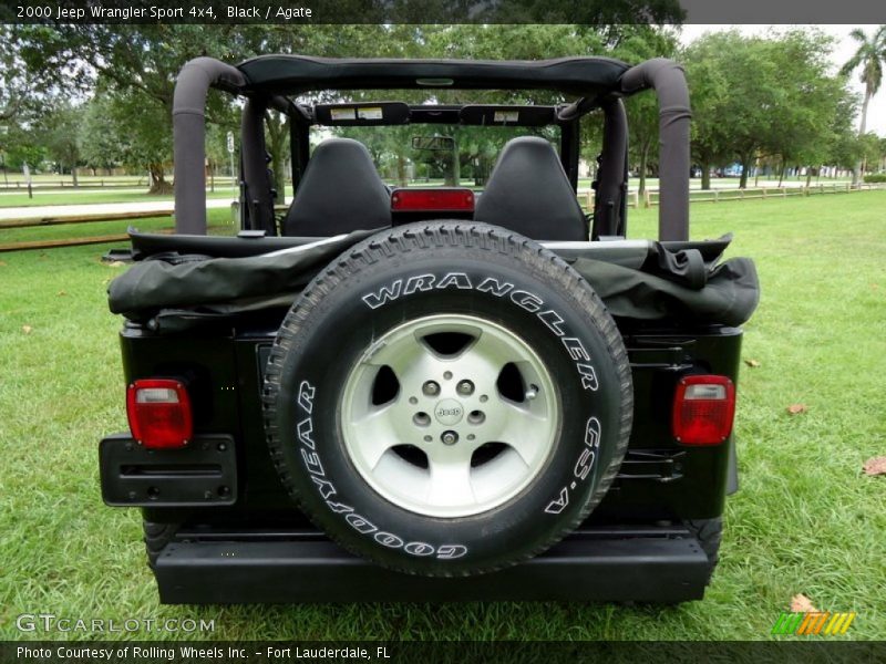 Black / Agate 2000 Jeep Wrangler Sport 4x4