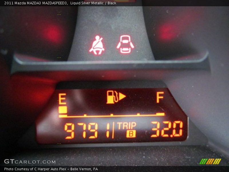 Liquid Silver Metallic / Black 2011 Mazda MAZDA3 MAZDASPEED3