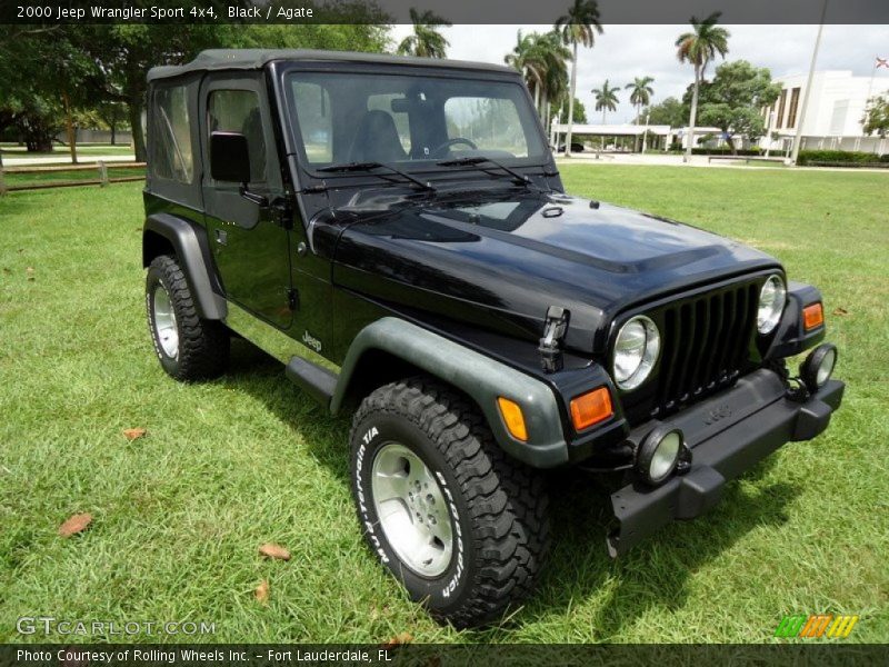 Black / Agate 2000 Jeep Wrangler Sport 4x4