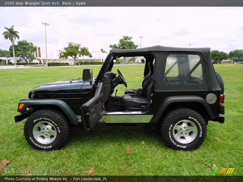 Black / Agate 2000 Jeep Wrangler Sport 4x4