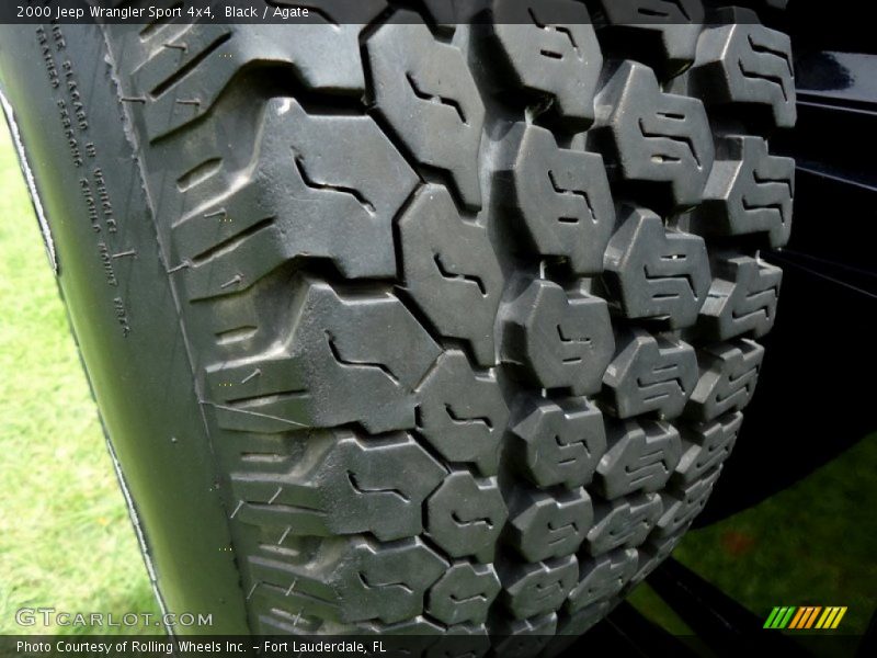 Black / Agate 2000 Jeep Wrangler Sport 4x4