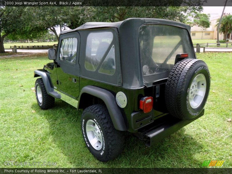 Black / Agate 2000 Jeep Wrangler Sport 4x4