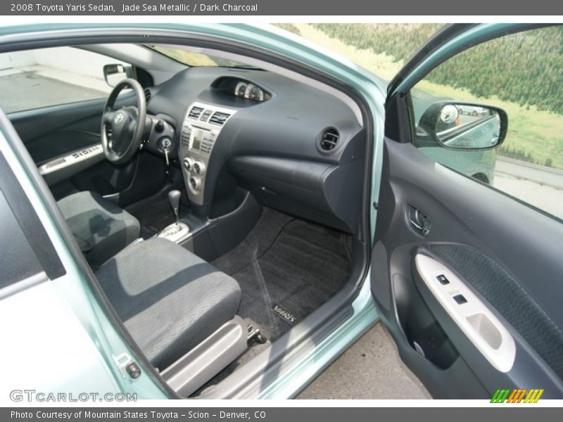 Jade Sea Metallic / Dark Charcoal 2008 Toyota Yaris Sedan