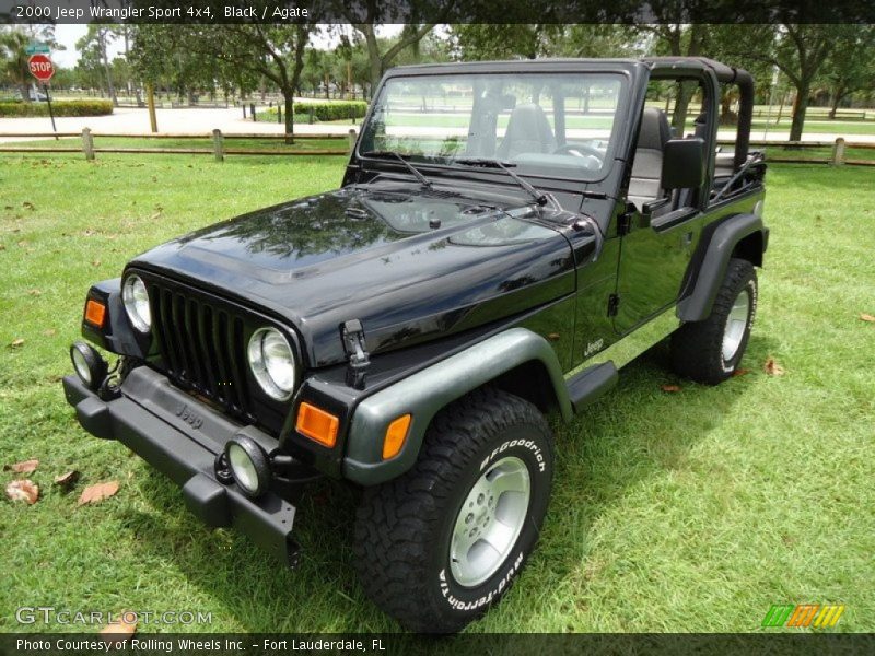 Black / Agate 2000 Jeep Wrangler Sport 4x4