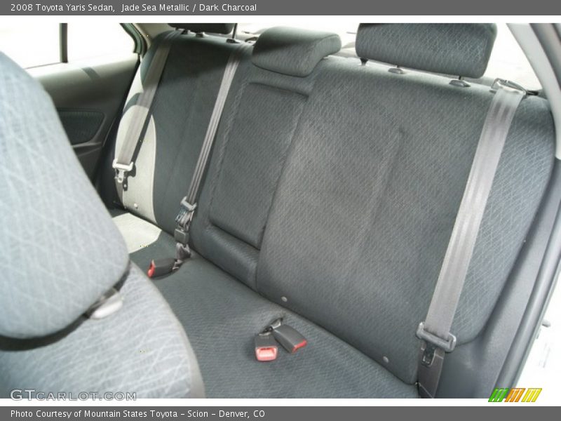 Jade Sea Metallic / Dark Charcoal 2008 Toyota Yaris Sedan