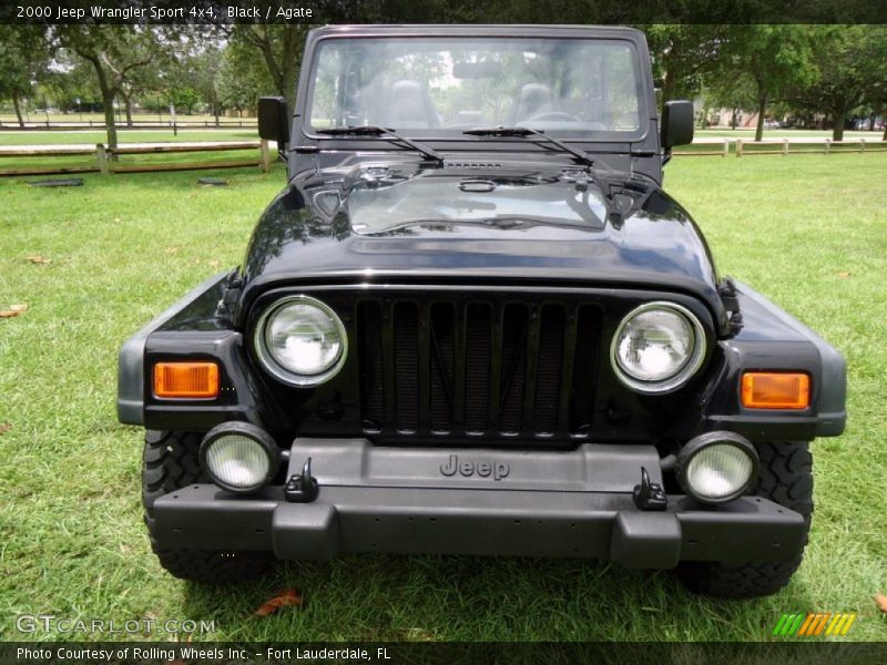 Black / Agate 2000 Jeep Wrangler Sport 4x4