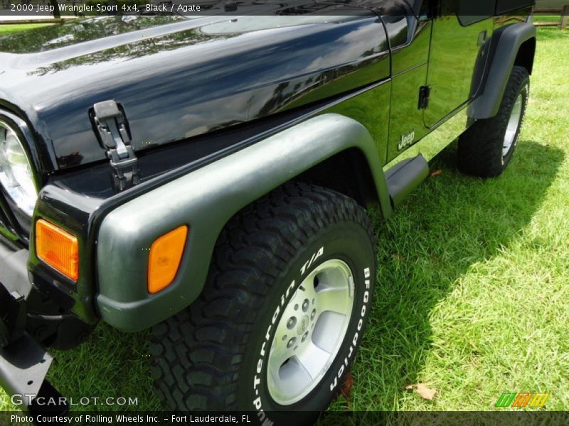 Black / Agate 2000 Jeep Wrangler Sport 4x4