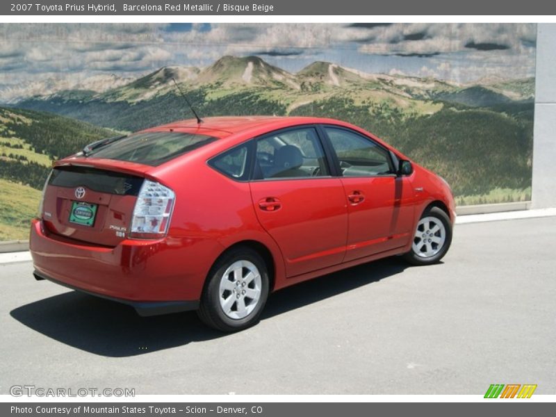Barcelona Red Metallic / Bisque Beige 2007 Toyota Prius Hybrid