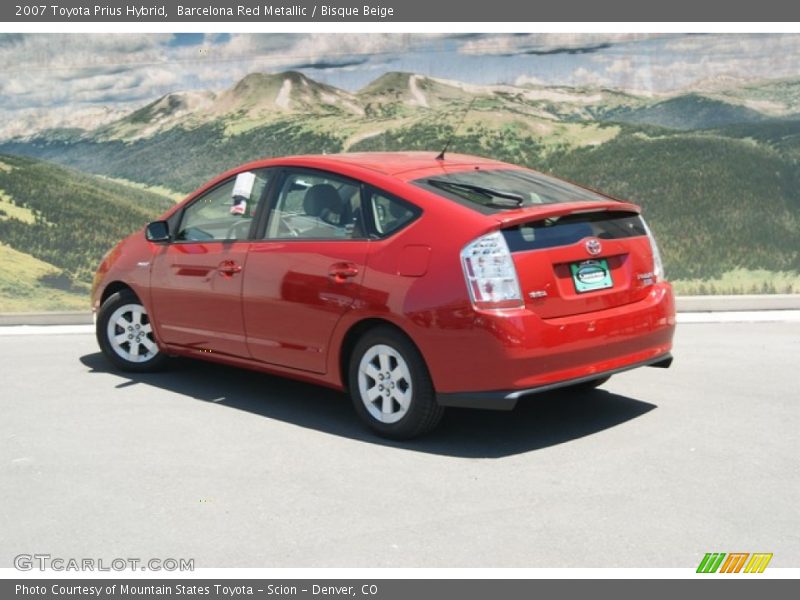 Barcelona Red Metallic / Bisque Beige 2007 Toyota Prius Hybrid