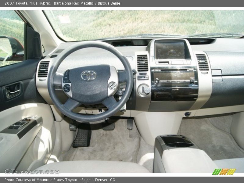 Barcelona Red Metallic / Bisque Beige 2007 Toyota Prius Hybrid