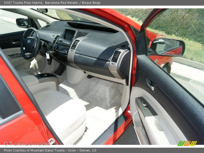 Barcelona Red Metallic / Bisque Beige 2007 Toyota Prius Hybrid