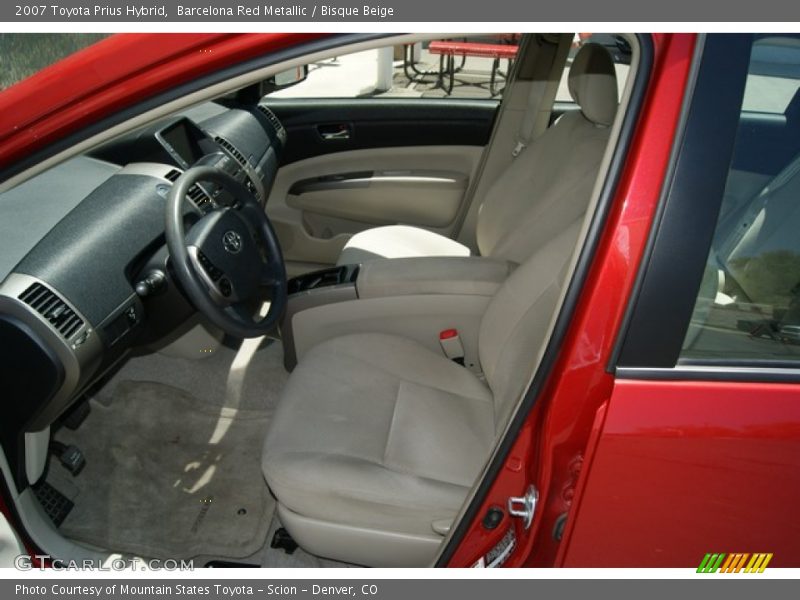 Barcelona Red Metallic / Bisque Beige 2007 Toyota Prius Hybrid