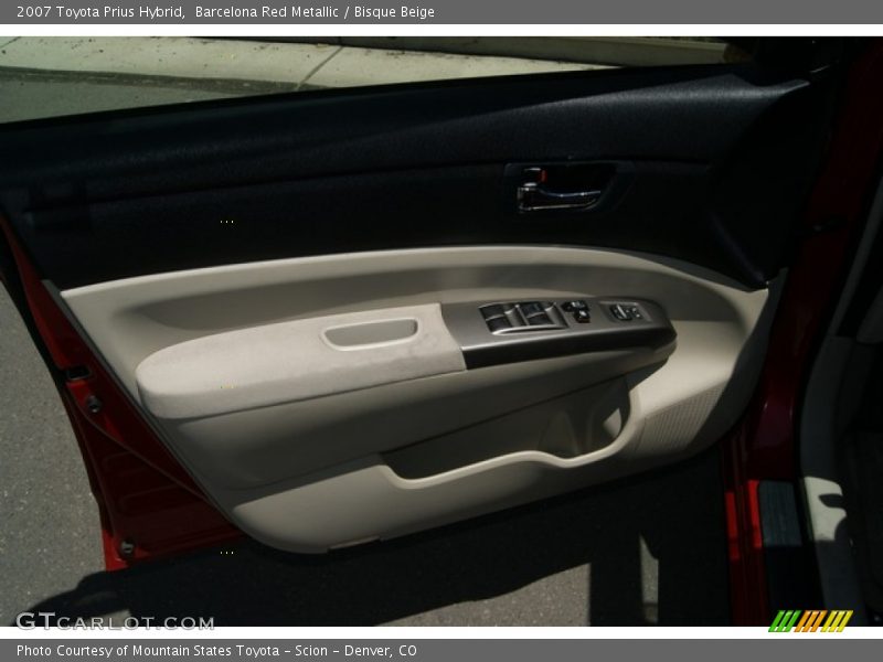 Barcelona Red Metallic / Bisque Beige 2007 Toyota Prius Hybrid