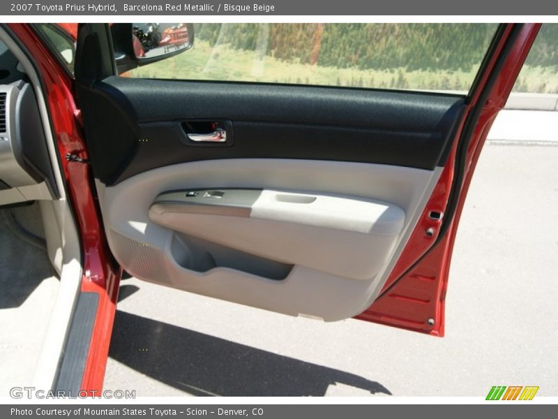 Barcelona Red Metallic / Bisque Beige 2007 Toyota Prius Hybrid