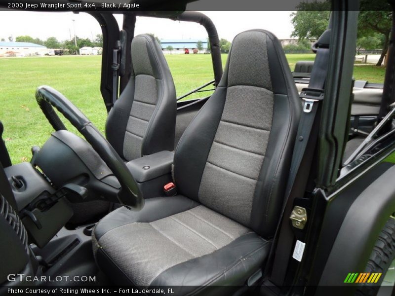 Front Seat of 2000 Wrangler Sport 4x4