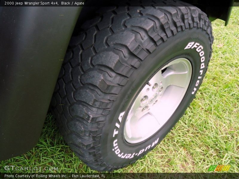 Black / Agate 2000 Jeep Wrangler Sport 4x4