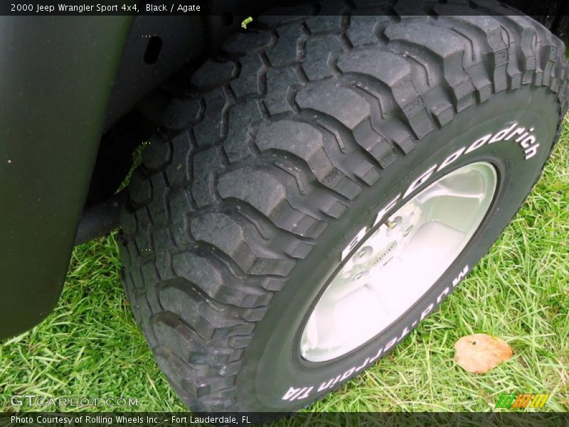 Black / Agate 2000 Jeep Wrangler Sport 4x4