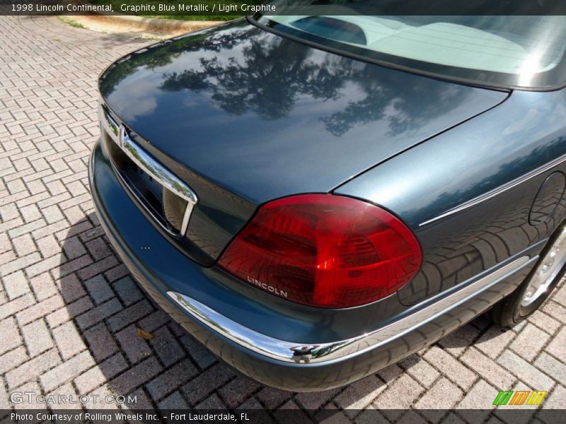 Graphite Blue Metallic / Light Graphite 1998 Lincoln Continental