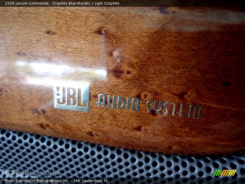 Graphite Blue Metallic / Light Graphite 1998 Lincoln Continental