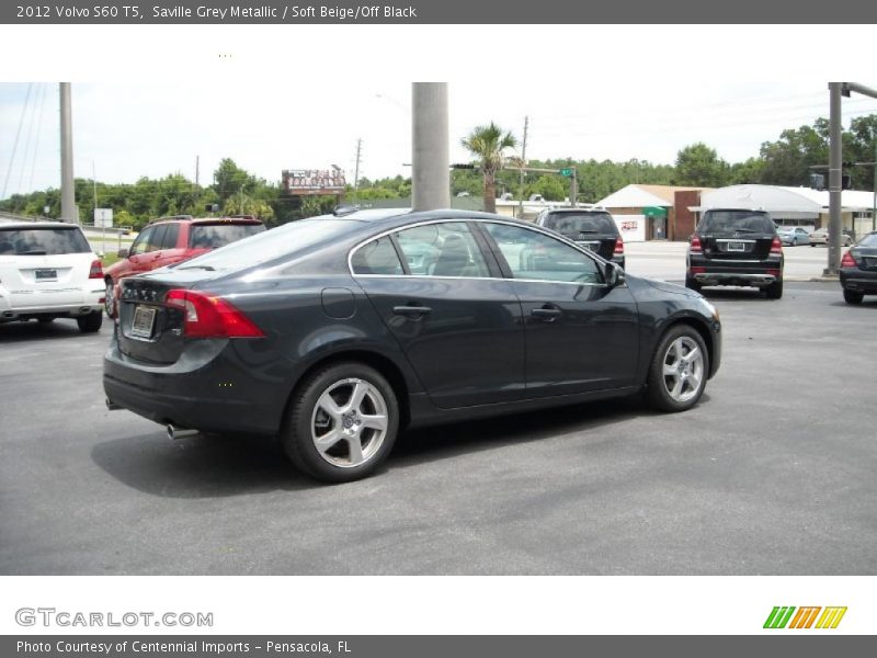 Saville Grey Metallic / Soft Beige/Off Black 2012 Volvo S60 T5