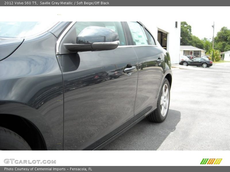 Saville Grey Metallic / Soft Beige/Off Black 2012 Volvo S60 T5