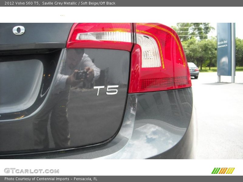 Saville Grey Metallic / Soft Beige/Off Black 2012 Volvo S60 T5