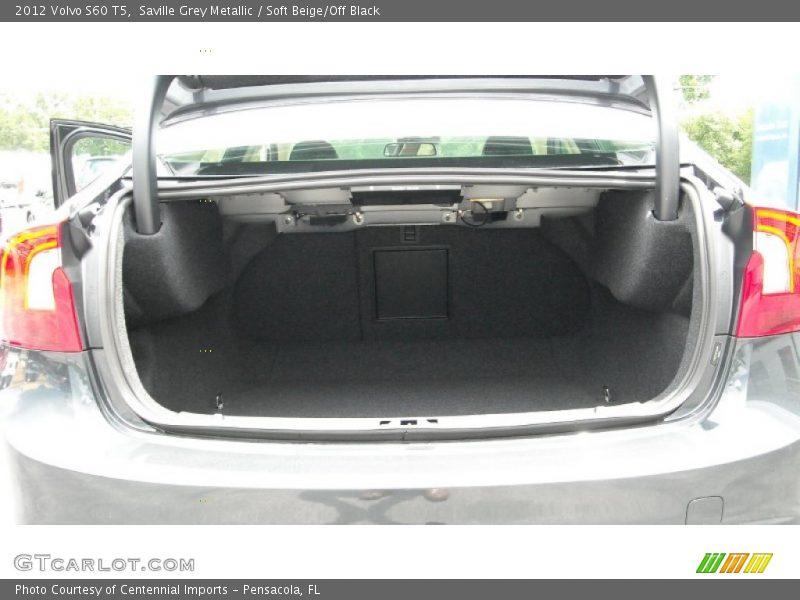 Saville Grey Metallic / Soft Beige/Off Black 2012 Volvo S60 T5