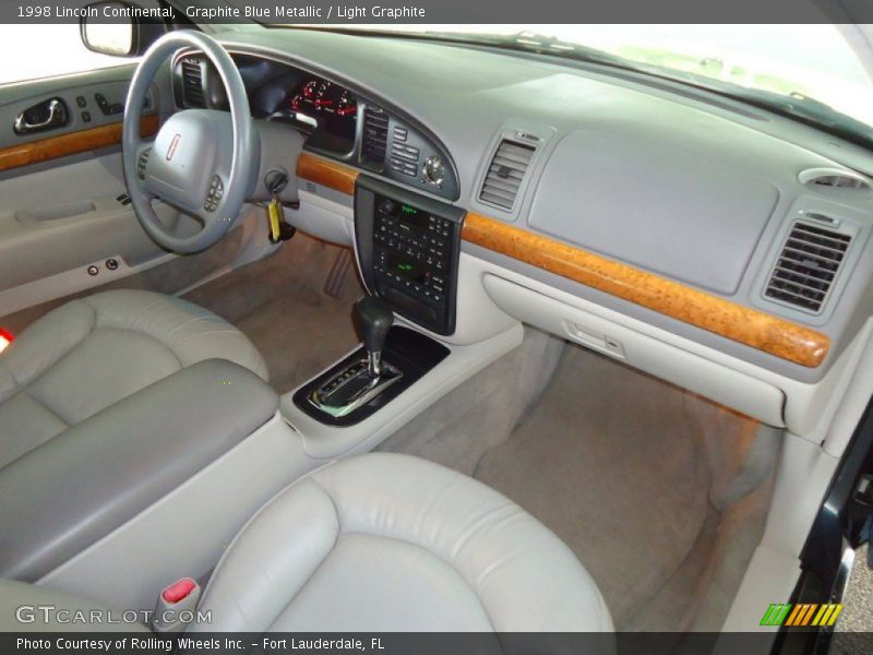 Graphite Blue Metallic / Light Graphite 1998 Lincoln Continental