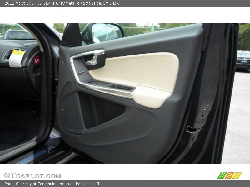 Saville Grey Metallic / Soft Beige/Off Black 2012 Volvo S60 T5