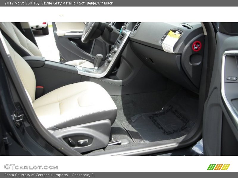 Saville Grey Metallic / Soft Beige/Off Black 2012 Volvo S60 T5