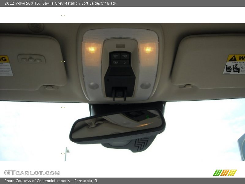 Saville Grey Metallic / Soft Beige/Off Black 2012 Volvo S60 T5