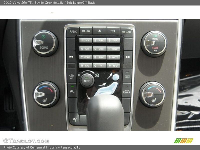 Saville Grey Metallic / Soft Beige/Off Black 2012 Volvo S60 T5